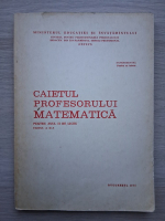 Caietul profesorului matematica pentru anul II de liceu. Partea a II-a
