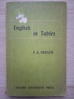 F. G. French - English in tables