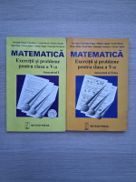 Gheorghe Drugan, Ion Ghica - Matematica. Exercitii de probleme pentru clasa a V-a (2 volume)