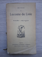 Leconte de Lisle - Poemes antiques