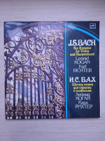 Leonid Kogan, Karl Richter - Six sonatas for violin and harpsichord (Johann Sebastian Bach, 2 viniluri)