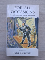 Peter Barkworth - For all occasions. Poems, prose and party pieces for reading aloud