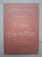 Die Walkure. Programmheft IV