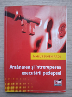 Marius Eugen Radu - Amanarea si intreruperea executarii pedepsei