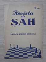 Revista de sah, nr. 1, anul 1966. Campionatul republican masculin 1965