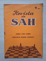 Revista de sah, nr. 9, anul 1966. Turneul zonal feminin. Campionatul mondial studentesc