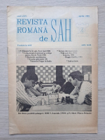 Revista Romana de sah, nr 4, aprilie 1991 