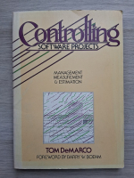 Tom DeMarco - Controlling software projects. Management, mesurement and estimation