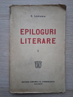 E. Lovinescu - Epiloguri literare (volumul 1, 1919)