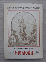 Ioan Oros - Memorii, 1848-1849