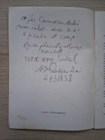 Ion Paunescu Daia - Franturi din infinit (cu autograful si dedicatia autorului)