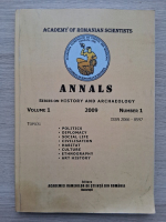Revista Annals, volumul 1, nr. 1, 2009