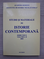 Studii si materiale de istorie contemporana (volumul 2)
