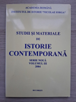 Studii si materiale de istorie contemporana (volumul 3)