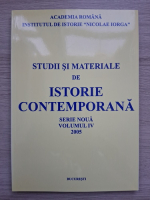 Studii si materiale de istorie contemporana (volumul 4)