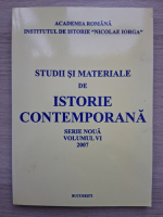 Studii si materiale de istorie contemporana (volumul 6)