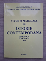 Studii si materiale de istorie contemporana (volumul 9)