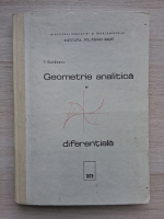 Toader Buhaescu - Geometrie analitica si diferentiala