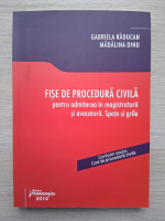 Gabriela Raducan, Madalina Dinu - Fise de procedura civila pentru admiterea in magistratura si avocatura. Spete si grile