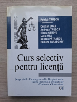 Petrica Trusca, Cristian Jora - Curs selectiv pentru licenta