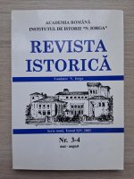 Revista Istorica, seria noua, tomul XIV, nr. 3-4, mai-august, 2003