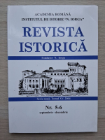 Revista Istorica, seria noua, tomul XV, nr. 5-6, septembrie-decembrie, 2004
