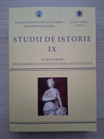 Studii de istorie, volumul al IX-lea. In honorem professoris Constantin Buse octogenarii