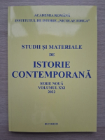 Studii si materiale de istorie contemporana, serie noua, volumul 21, 2022