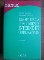 Andre Decocq - Droit de la concurrence interne et communautaire