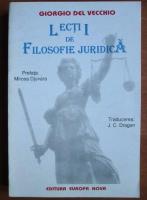 Anticariat: Giorgio del Vecchio - Lectii de filosofie juridica