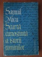 Samuil Micu - Scurta cunostinta a istorii romanilor