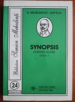 Simion Mehedinti - Synopsis (volumul 1)