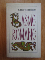 Anticariat: G. Dem. Teodorescu - Basme romane