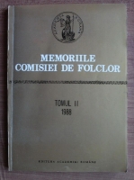 Memoriile comisiei de folclor (tomul 2)