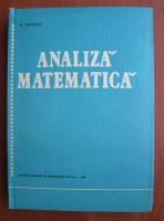 Octavian Stanasila - Analiza matematica 