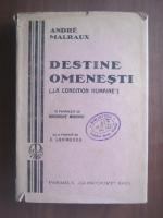 Andre Malraux - Destine omenesti (1935)