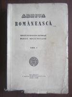 Arhiva romaneasca (Tomul X, 1945-1946)