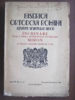 Biserica Ortodoxa romana. Revista sfantului Sinod (1938)