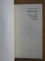 Constantin Noica - Eminescu sau ganduri despre... (cu autograful autorului)