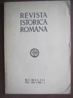 Revista istorica romana 1943 (vol. 13, Fasc 1)