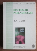 P. P. Carp - Discursuri parlamentare