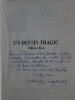 Dinuta Marin - Un destin tragic (cu autograful autoarei)