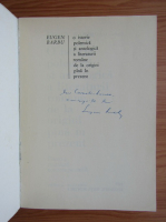 Eugen Barbu - O istorie polemica si antologica... (cu autograful autorului)