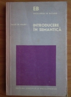Tullio de Mauro - Introducere in sematica
