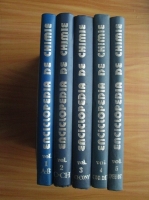 Elena Ceausescu - Enciclopedia de chimie (5 volume)