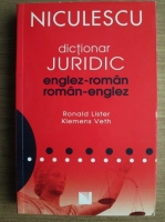 Ronald Lister - Dictionar juridic englez-roman, roman-englez