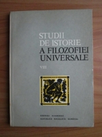 Anticariat: Studii de istorie a filosofiei universale 8