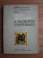 Studii de istorie a filosofiei universale (volumul 5)