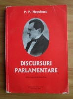 P.P. Negulescu - Discursuri parlamentare