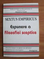 Sextus Empiricus - Expunere a filosofiei sceptice